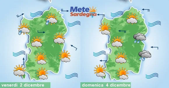 Meteo sardegna 6 - Il freddo porta forte gelate. Venerdì qualche pioggia, peggiora domenica