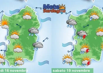 Meteosardegna 1 350x250 - Peggiora forte: alcune zone già sotto i temporali