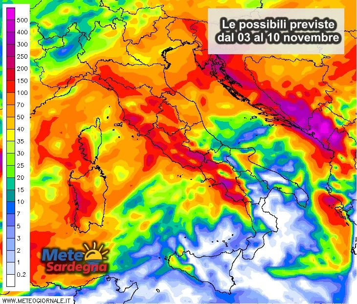 Piogge 1 - Di colpo super maltempo: l'autunno farà sul serio