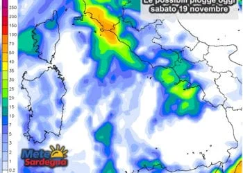 Piogge 9 1 350x250 - Peggiora forte: alcune zone già sotto i temporali