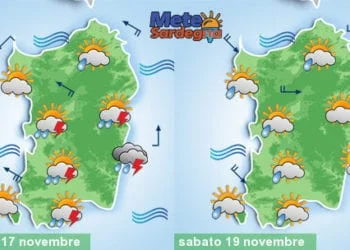 Previsioni 2 350x250 - Peggiora forte: alcune zone già sotto i temporali