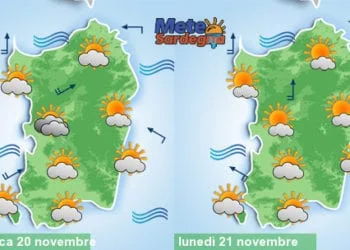 Previsioni sardegna 1 350x250 - Peggiora forte: alcune zone già sotto i temporali