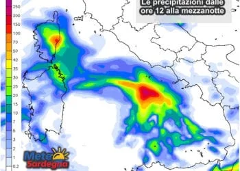 Sardegna 4 350x250 - Mercoledì piogge su est Sardegna, poi variabile. Peggiora forte sabato