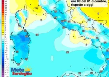 Variazioni termiche 2 350x250 - Settembre: tempesta di fulmini a Cagliari e Pirri