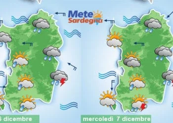 Meteo sardegna 1 1 350x250 - Settembre: tempesta di fulmini a Cagliari e Pirri