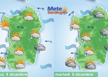 Meteo sardegna 350x250 - Settembre: tempesta di fulmini a Cagliari e Pirri