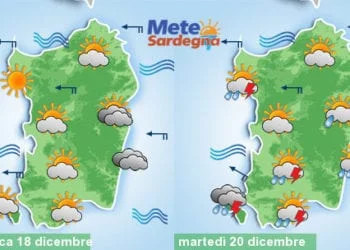 Meteo sardegna 4 350x250 - San Silvestro e Capodanno al freddo. Il meteo sino all'Epifania