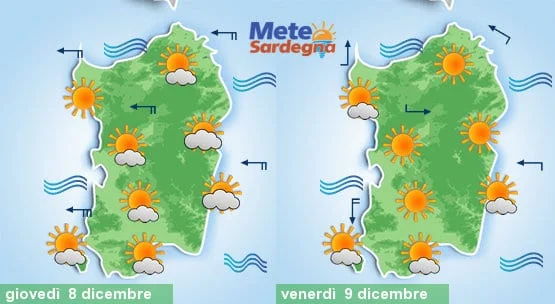 Previsioni - Ultime piogge: per l'Immacolata migliora, torna l'Alta Pressione