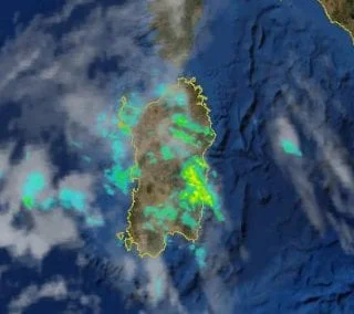 Radar 1 - In Ogliastra ha ripreso a piovere