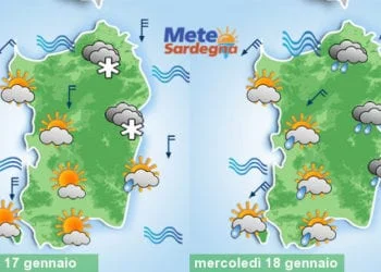 Meteo Sardegna 5 350x250 - Tempesta in Sardegna: è emergenza meteo con allerta Protezione Civile. Piogge intense sulla neve