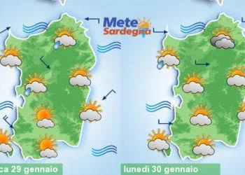 Meteo Sardegna 8 1 350x250 - Prime piogge tra venerdì e sabato, poi il meteo peggiorerà con forza