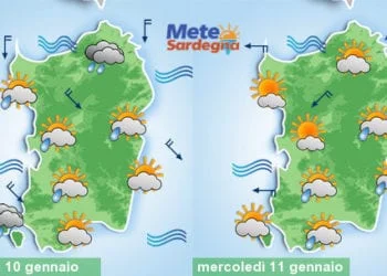 Meteo sardegna 1 1 350x250 - Ecco dove si trova il freddo Artico in questo momento