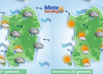 Meteo sardegna 4 1 350x250 - Tempesta in Sardegna: è emergenza meteo con allerta Protezione Civile. Piogge intense sulla neve