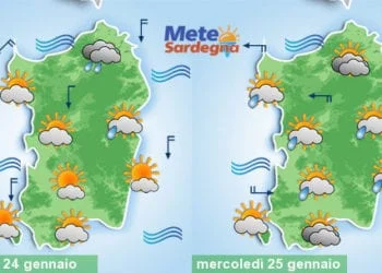 Meteo sardegna 5 1 350x250 - Prime piogge tra venerdì e sabato, poi il meteo peggiorerà con forza