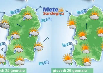 Meteo sardegna 6 1 350x250 - Prime piogge tra venerdì e sabato, poi il meteo peggiorerà con forza