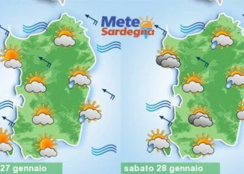 Meteo sardegna 7 1 350x250 - Prime piogge tra venerdì e sabato, poi il meteo peggiorerà con forza