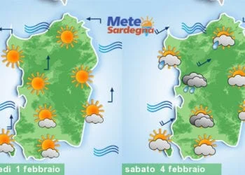 Meteo sardegna 9 350x250 - Prime piogge tra venerdì e sabato, poi il meteo peggiorerà con forza