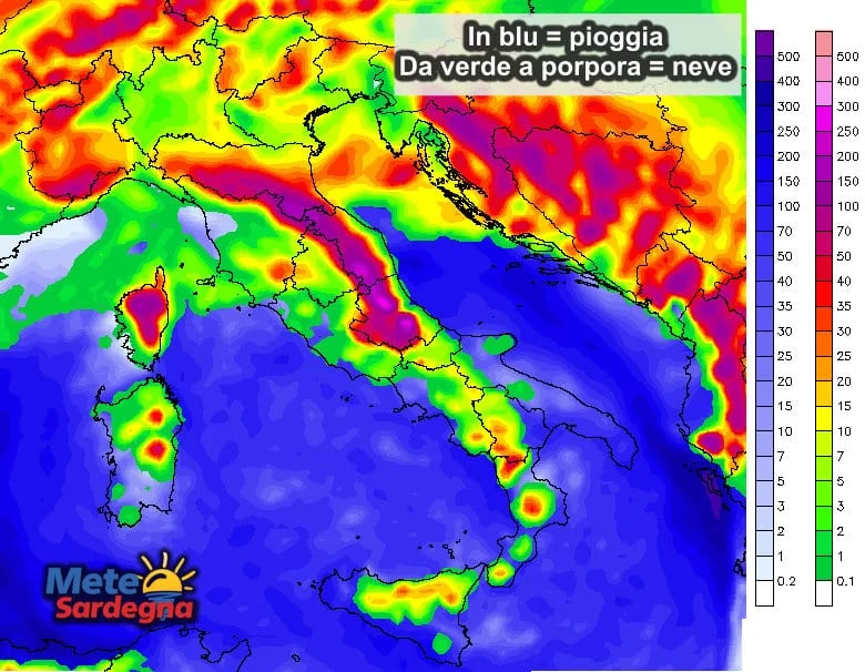 Neve 2 - Previsione neve 1 settimana: conferme a bassa quota. Quanta?