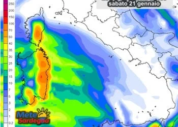 Piogge 350x250 - Tempesta in Sardegna: è emergenza meteo con allerta Protezione Civile. Piogge intense sulla neve