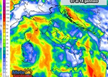 Precipitazioni 350x250 - Ecco dove si trova il freddo Artico in questo momento