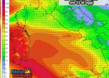 Vento 350x250 - Tempesta in Sardegna: è emergenza meteo con allerta Protezione Civile. Piogge intense sulla neve