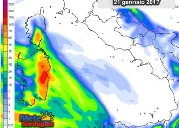 pioggia 350x250 - Tempesta in Sardegna: è emergenza meteo con allerta Protezione Civile. Piogge intense sulla neve