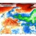 Anomalie termiche 75x75 - Oggi e mercoledì qualche pioggia, poi bel tempo