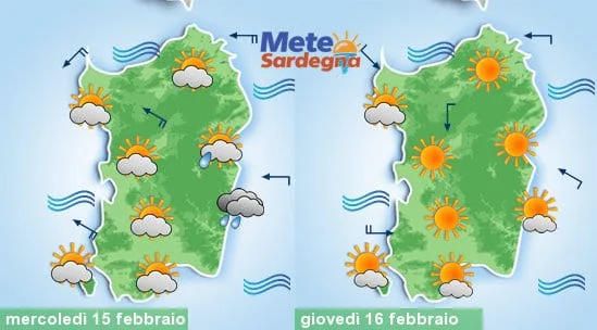 Meteo sardegna 5 - Oggi e mercoledì qualche pioggia, poi bel tempo