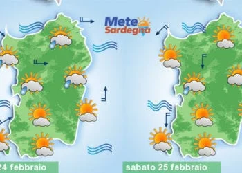 Meteo sardegna 9 350x250 - 1° weekend di marzo col maltempo: ecco quanto pioverà