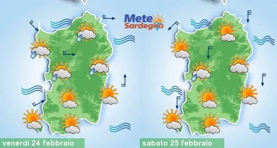 Meteo sardegna 9 - Weekend variabile e più fresco: venerdì qualche pioggia