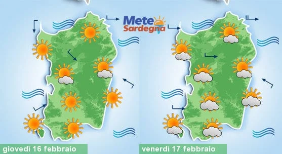 Meteosardegna 1 - Bel tempo, temperature in rialzo. Ma nel weekend nuove insidie