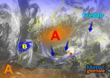 Meteosat 2 350x250 - 1° weekend di marzo col maltempo: ecco quanto pioverà