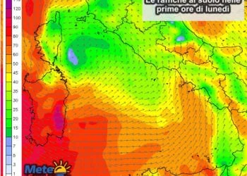 Vento 350x250 - Scirocco porterà altre piogge su Sardegna orientale. Mite a ovest