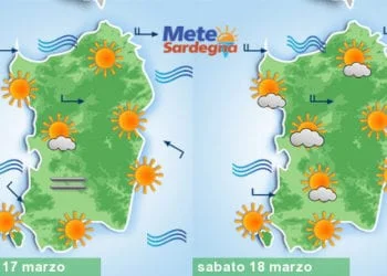 Meteo Sardegna 1 1 350x250 - Arriva lo Scirocco, poi sabato piogge. Domenica sole