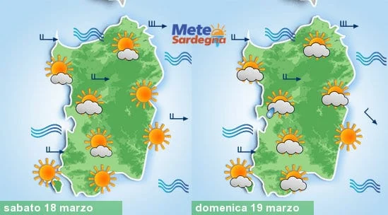 Meteo sardegna 12 - Meteo weekend: mite, con tanto sole, ma ventoso