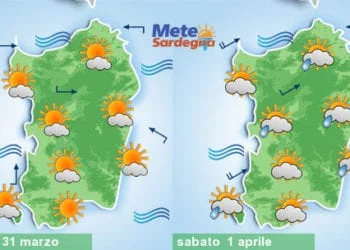 Meteo sardegna 20 350x250 - Settimana Santa col sole, salvo qualche pioggia martedì