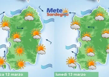 Meteo sardegna 8 350x250 - Arriva lo Scirocco, poi sabato piogge. Domenica sole