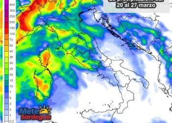 Piogge 2 350x250 - Arriva lo Scirocco, poi sabato piogge. Domenica sole