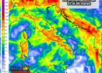 Piogge 350x250 - Arriva lo Scirocco, poi sabato piogge. Domenica sole