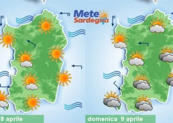 Meteo Sardegna 1 1 350x250 - Settimana Santa col sole, salvo qualche pioggia martedì