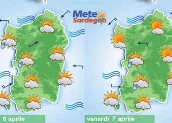 Meteo Sardegna 3 350x250 - Ci aspettano altri temporali e giovedì peggiora