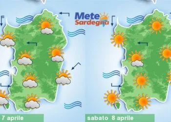 Meteo sardegna 3 1 350x250 - Settimana Santa col sole, salvo qualche pioggia martedì