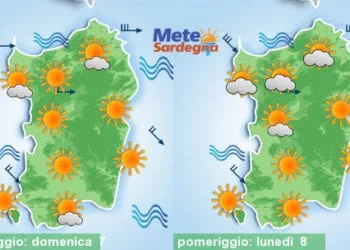 Meteo Sardegna 4 350x250 - Giugno: esordio d'estate all'insegna del caldo africano