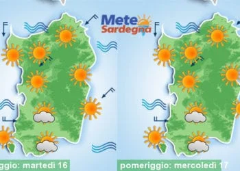 Meteo sardegna 10 350x250 - Giugno: esordio d'estate all'insegna del caldo africano