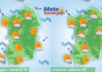 Meteo sardegna 12 350x250 - Giugno: esordio d'estate all'insegna del caldo africano