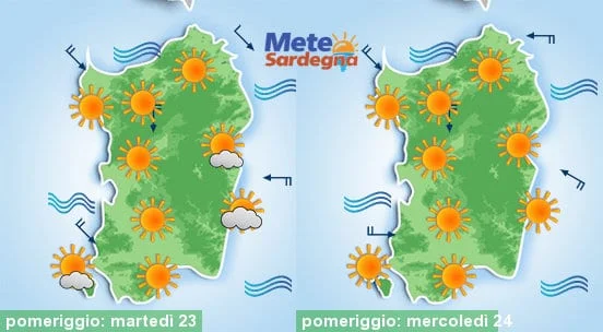 Meteo sardegna 13 - Ci aspetta una splendida settimana d'estate