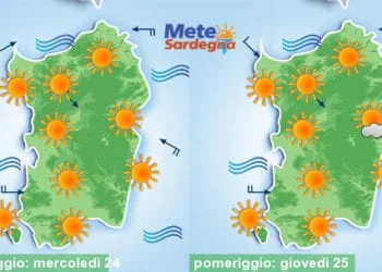 Meteo sardegna 14 350x250 - Giugno: esordio d'estate all'insegna del caldo africano