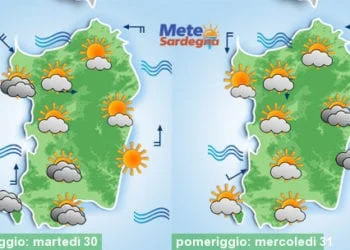 Meteo sardegna 19 350x250 - Anticiclone africano in gran forma: verso i 40°C nel weekend