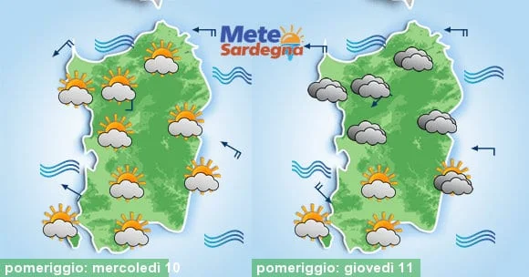 Meteo sardegna 5 - Primo assaggio d'estate: arriva il caldo, ma con poco sole