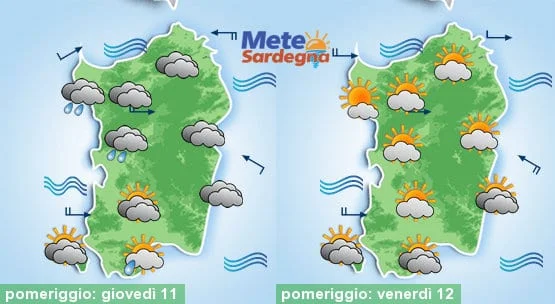 Meteo sardegna 6 - Aria calda in arrivo: venerdì oltre 30°C. Ma anche tante nubi